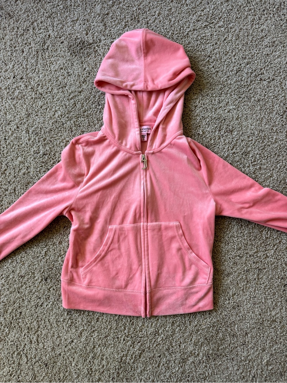 Juicy Couture Pink Zip Front Hooded Sweatshirt and Pants